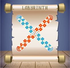 Board game labyrinth