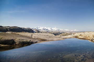 Fototapeta na wymiar landscape in Norway near Voss