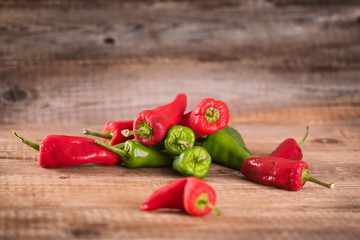 Hot chili peppers.