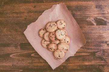 Tasty homemade chocolate chip cookies