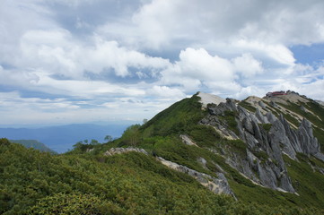 Fototapeta premium 燕岳登山