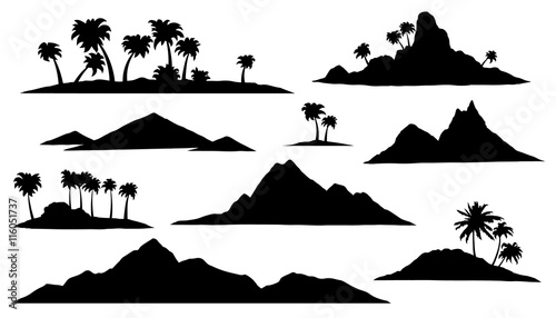 "island silhouettes" Stock image and royalty-free vector files on Fotolia.com - Pic 116051737