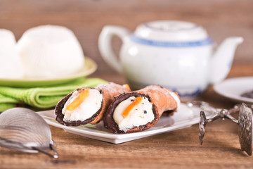 Sicilian Cannoli.