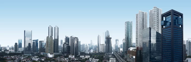 Photo sur Plexiglas construction de la ville Ville de Jakarta
