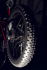 Fototapeta premium Professional off-road bike for extreme road condition. Healthy lifestyle