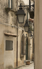 Fototapeta na wymiar The ancient town of Gerace, Calabria, Southern Italy