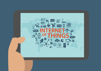 Internet of things vector infographic