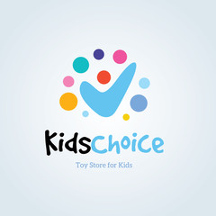 Kids logo, Education logo,Kindergarten and school logo,toy logo template.