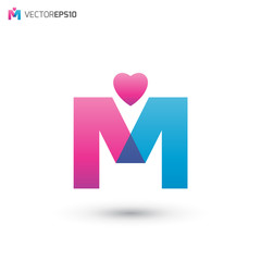 Heart M Logo