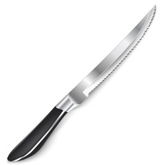 Knife on a white background