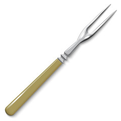 stylish vintage meat carving fork