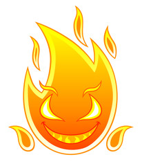 Cartoon fire