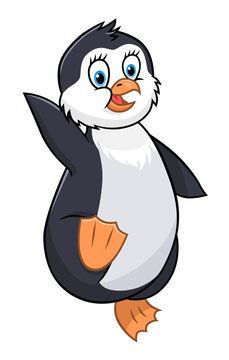 Cheerful penguin