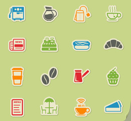 Cafe simply icons