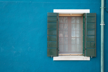 View of a balcony from Burano island, Venice