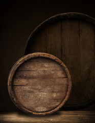 background of barrel