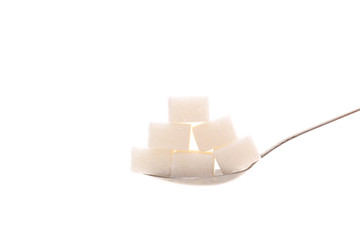 sugar in spoon