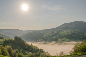 Platforma widokowa Wola Krogulecka -Barcice panorama na Rytro ,zamek i Dolinę Popradu 