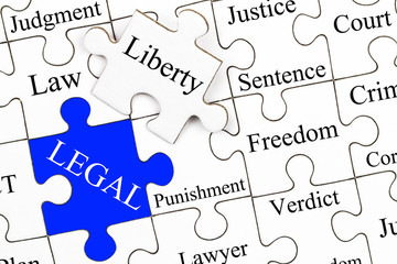 Legal Puzzle Concept