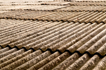 Grunge tile roof background