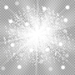 Vector transparent sunlight special lens flare light effect