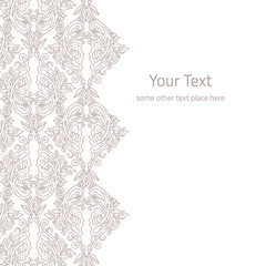 Vector ornate background