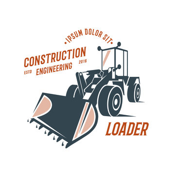 loader emblem, construction engineering