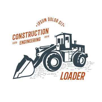 loader emblem, construction engineering