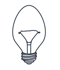 bulb drawing isolated icon design, vector illustration  graphic 