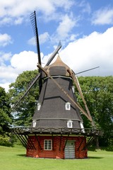 Windmill in Kastellet fortress, Copenhagen, Denmark