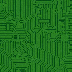 Abstract electronics green texture