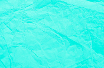 crumpled green paper tissue  background