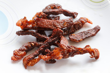 Sun-fried meat