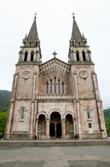 Fototapeta na wymiar Basilica of Santa Maria la Real of Covadonga - Spain