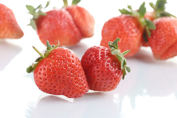 Fresh strawberry fruits