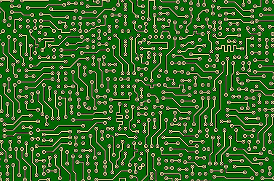 Circuit board green abstract texture