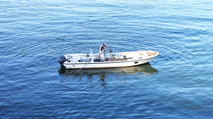 宍道湖　シジミ漁