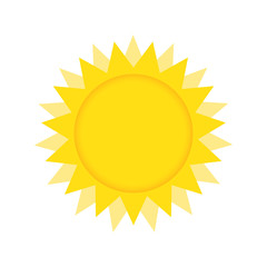 Summer Sun Vector Illustration