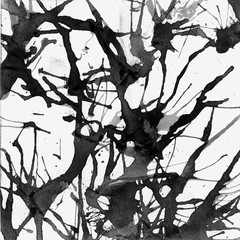 Grunge vector paint ink blot background