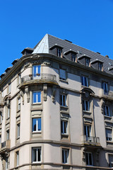 classical apartment building in Strasbourg - France
