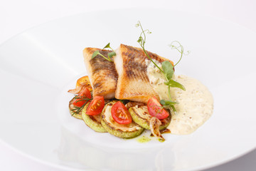 fish with vegetables
