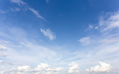 Blue sky background with cloud (Cumulus)