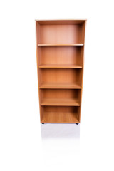 Office cabinet shelf isolated on white background