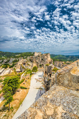 Fototapeta na wymiar Les Baux-de-Provence, castle in Provence, France