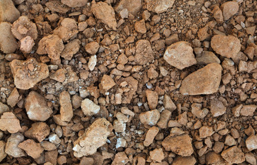 Background - crude clay in form of lumps