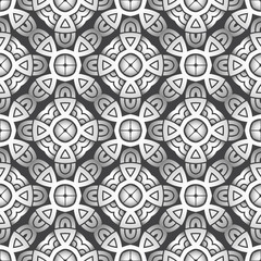 Fototapeta premium Abstract seamless pattern in ethnic style.