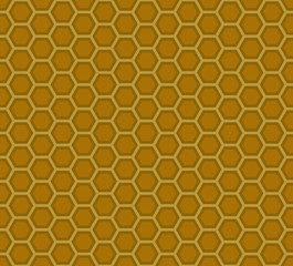Seamless vector honeycomb pattern, background.