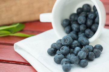 Fresh blueberry.
