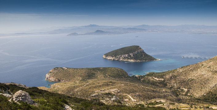 italy sardinia cala moresca bay in aranci gulf