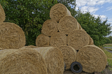 straw bales